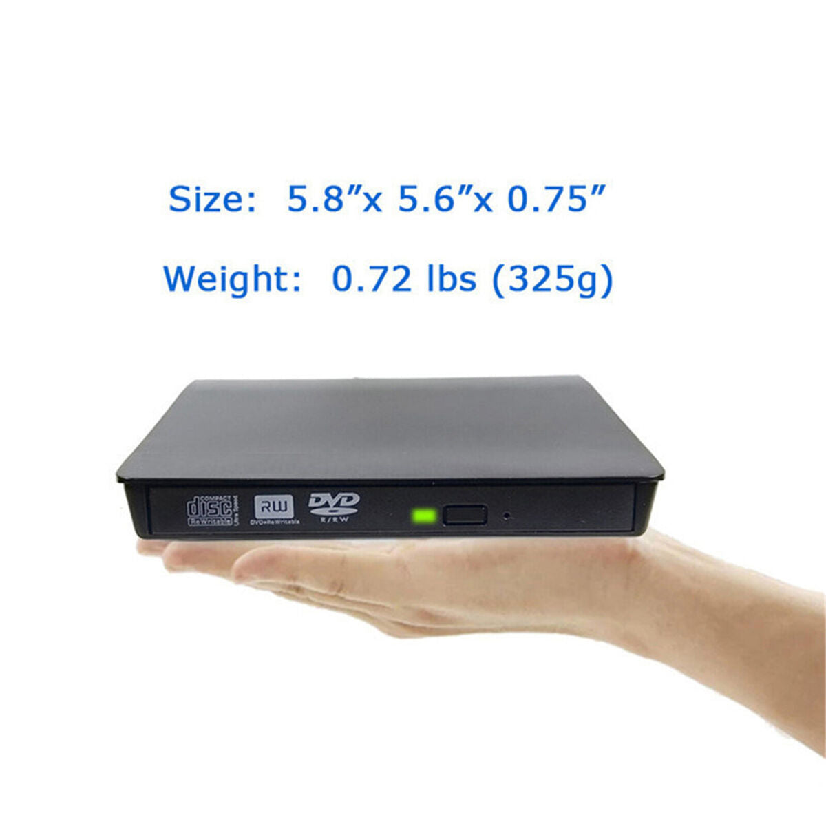 Duplicateur de disque externe pour lecteur de DVD pour ordinateurs