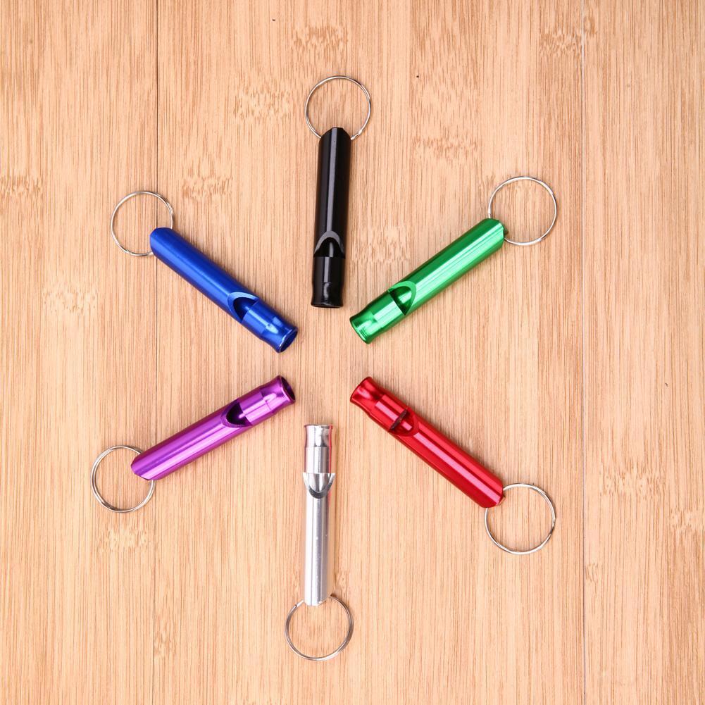 Portable Pet Dog Training Whistle Aluminum Puppy Stop Barking Sound Flute