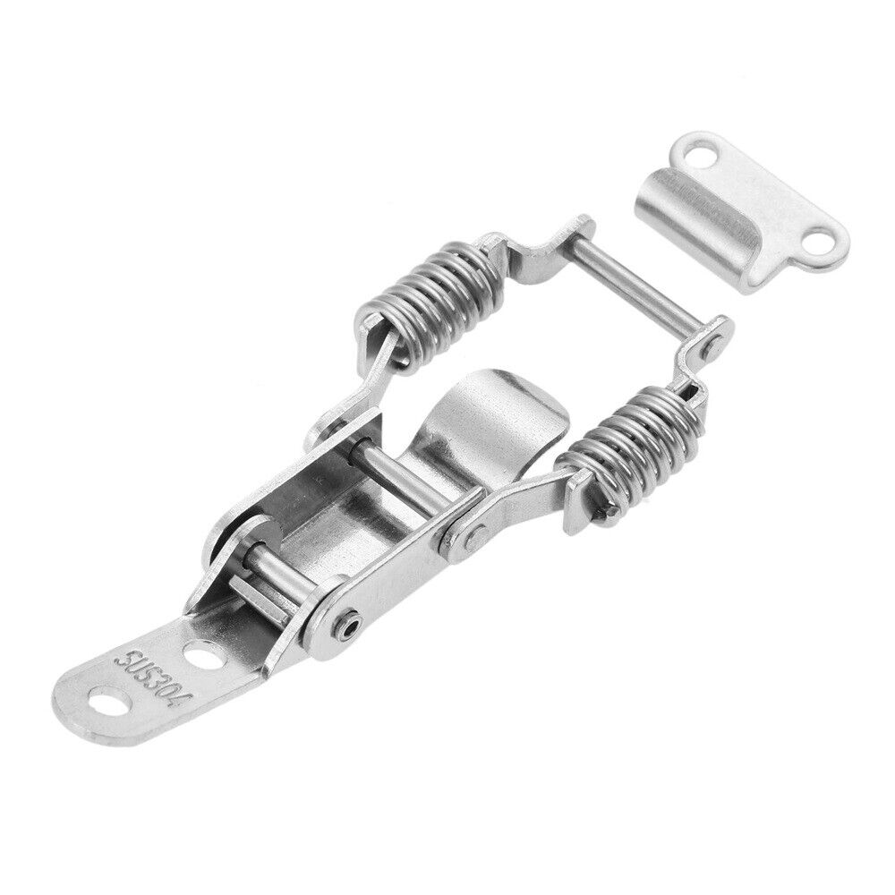 Spring Hasp Latch Trunk Wood Chest Catch Toggle Lockable Lock Jewellery Box Tool