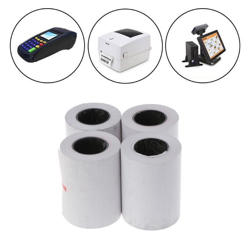 4Pcs Thermal Paper 57x50mm Thermal Receipt Paper POS Cash Register Receipt Roll
