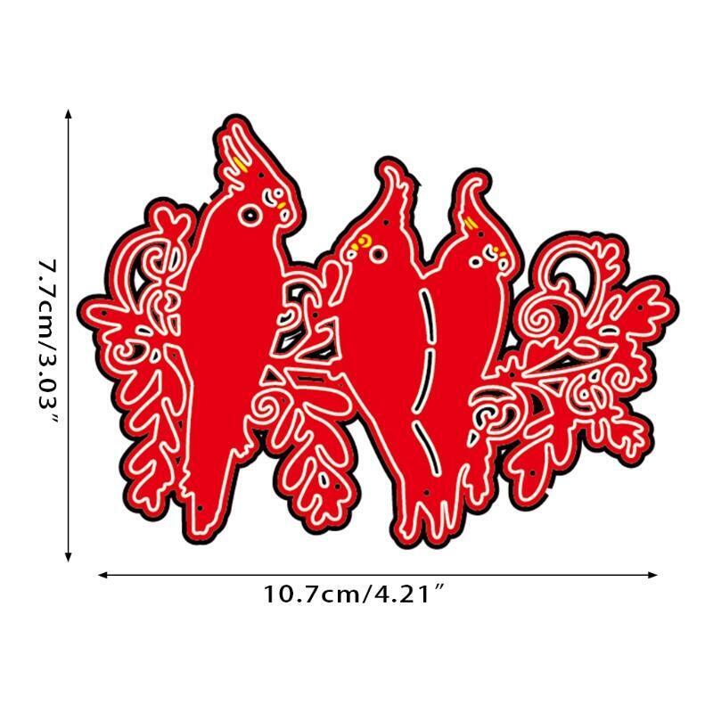 Cute Birds Metal Cutting Die for DIY Paper Crafts Photo Album Home Decorations
