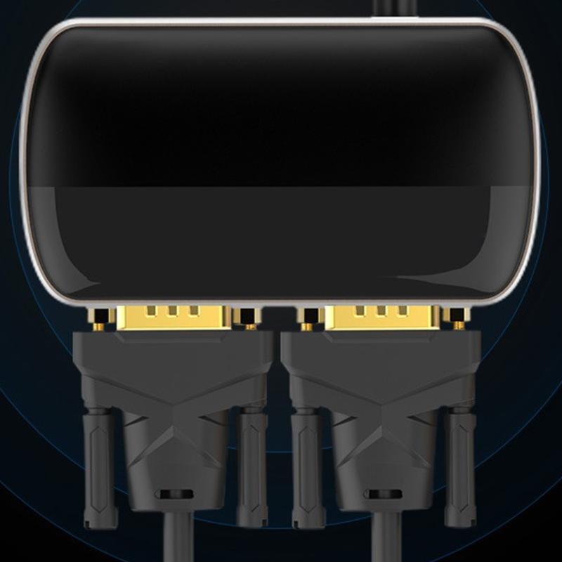 1080P VGA Splitter Converter 2-in-1 VGA Converter for Computer PC Laptop Monitor