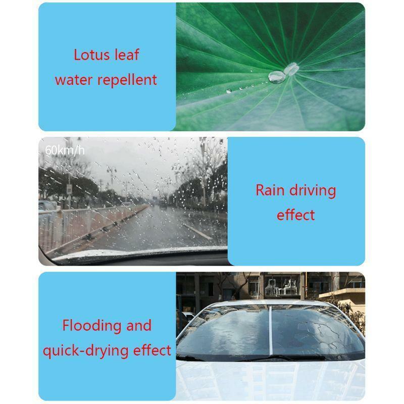100ml Car Windshield Glass Coating Agent Hydrophobic Rain Mark Oil Film Remover
