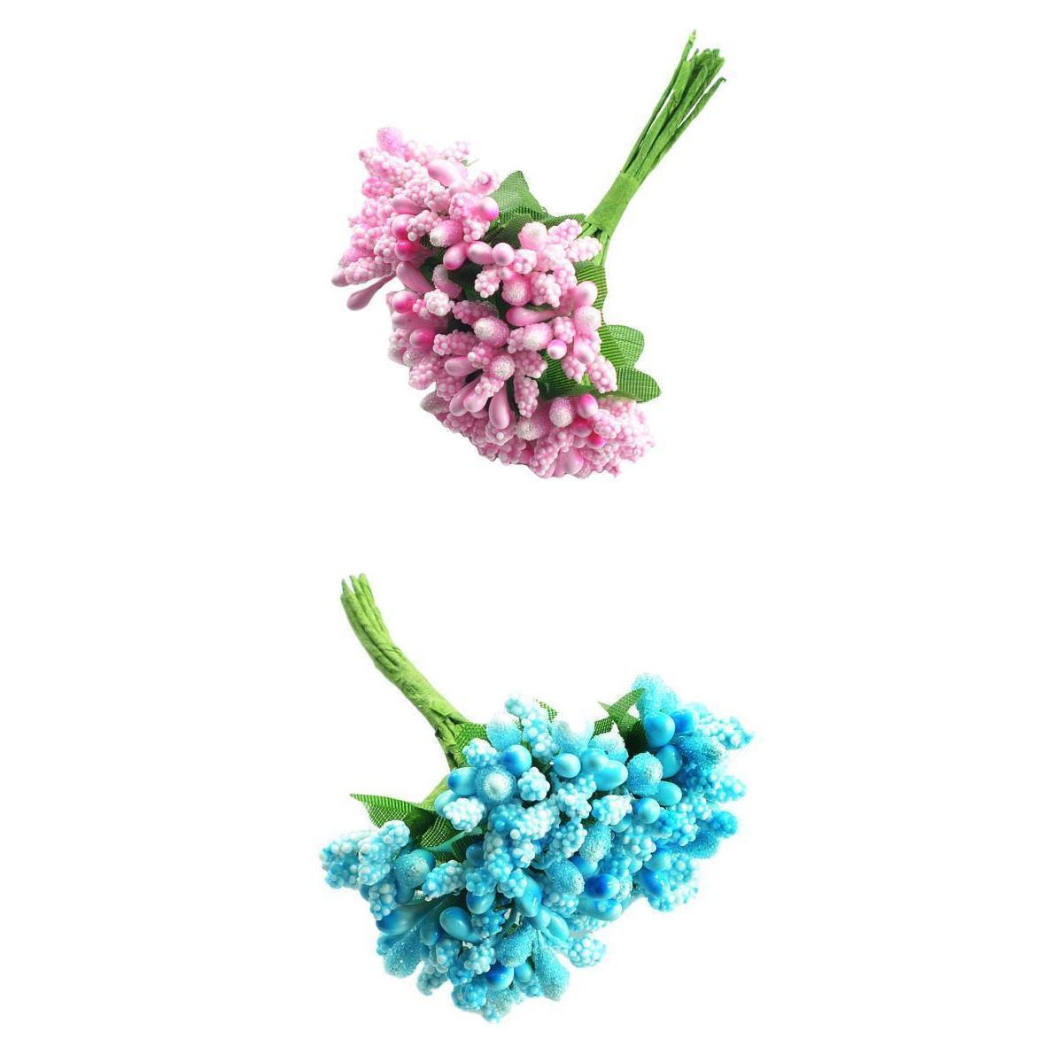 Artist Gather Two Bunch of 24pcs  Stamen Pistil for Wedding
