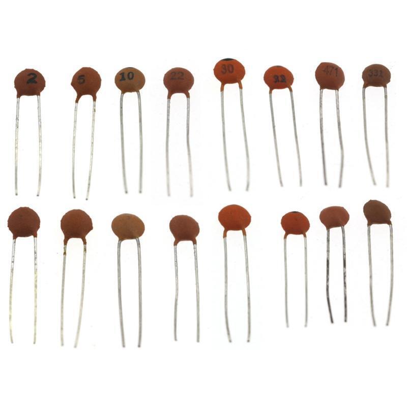960Pcs 24 Value x40Pcs 50V Ceramic Capacitors Assortment Kit Set DIY Electronics