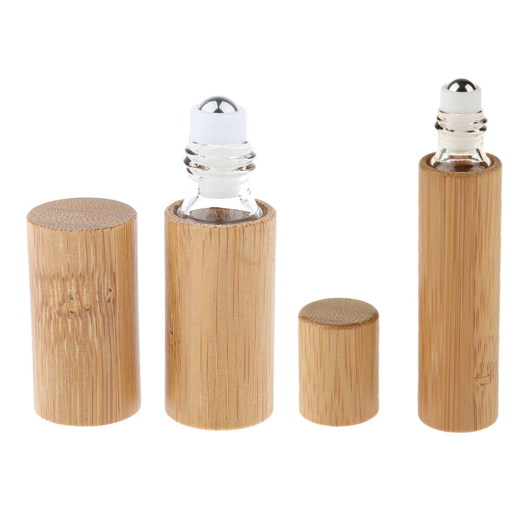 2x 5ml/10ml   Refillable  Oil Roller Bottles Container