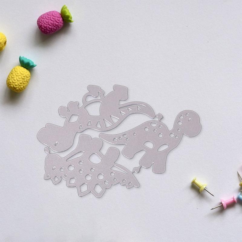 Dinosaur Metal Die Cuts Different Shapes Cute Animal Carbon Steel Cutting Dies
