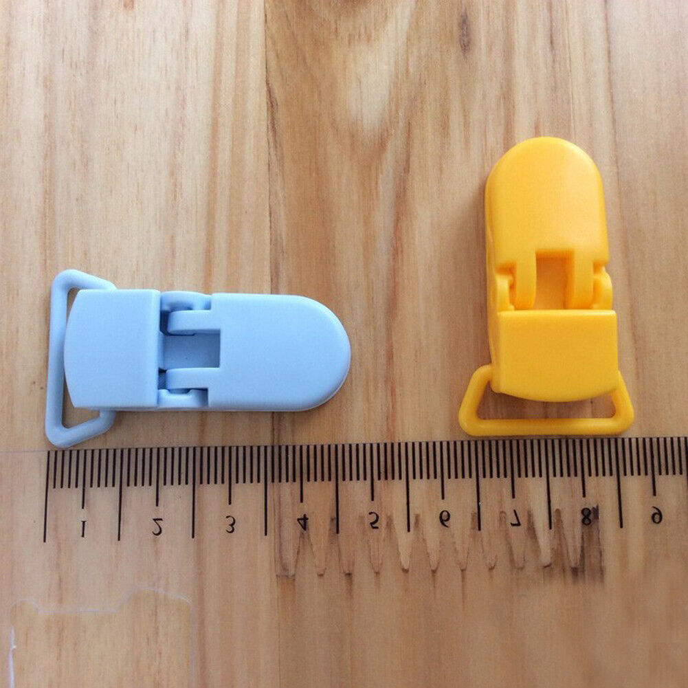10Pcs Baby Plastic Pacifier Clip Holder Soother Mam Infant Dummy Clips