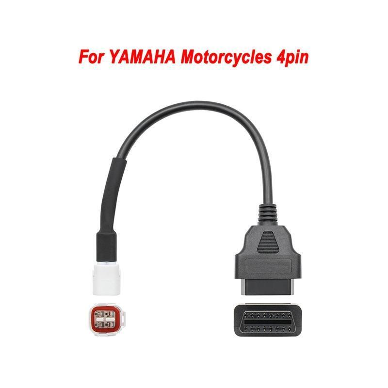 OBD Connector Universal Scanner For Yamaha-Motorbike 4 P Adapter Converter Cable