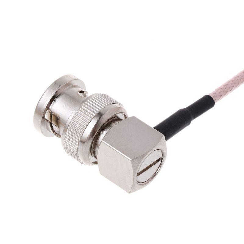 HD SDI Video Connector Cable RG179 BNC Male To BNC Right Angle Plug For BMCC