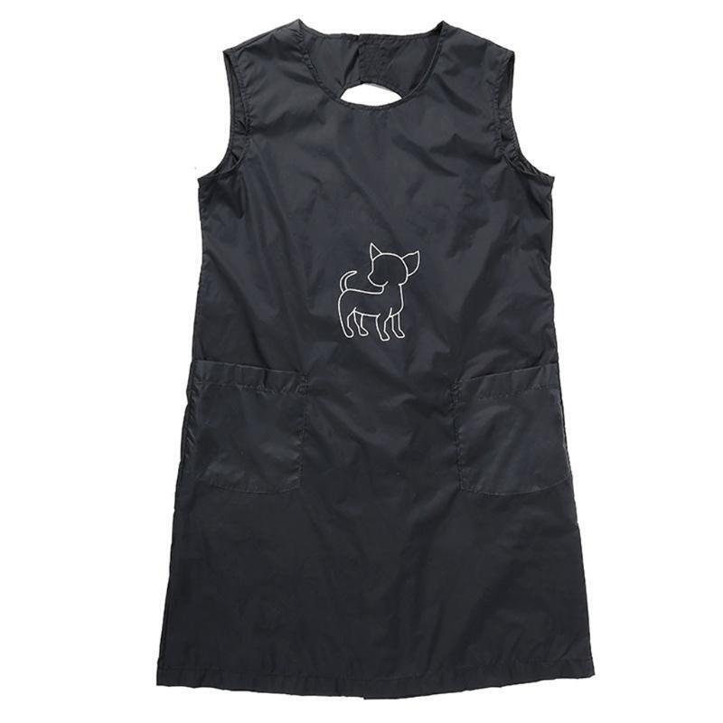 Waterproof Nylon Pet Grooming Apron Work Clothes Dogs Cats Groomer Bath Smock