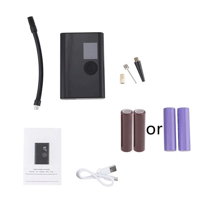 6000mAh Car Air Compressor LCD Digital LED Light Electric Wireless Tire Inflator