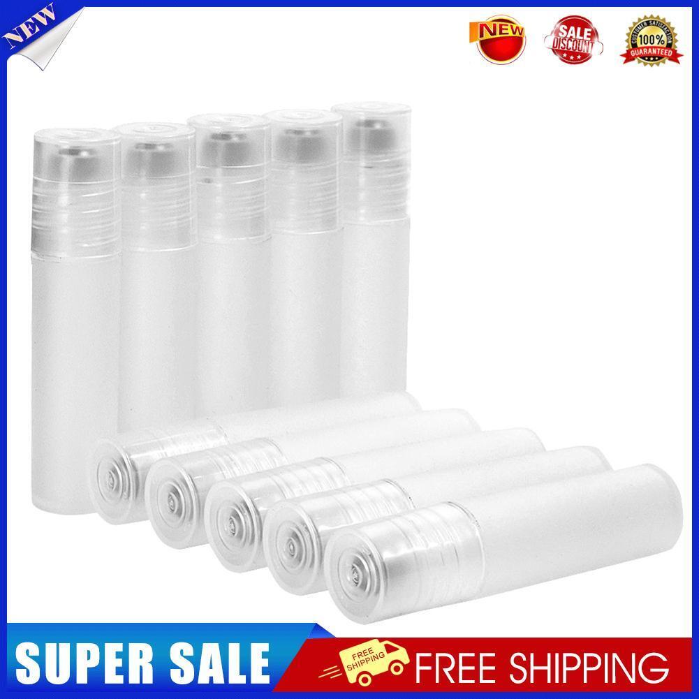 10pcs 5ml Empty Plastic Roll On Bottles Roller Ball Essential Oil Perfume