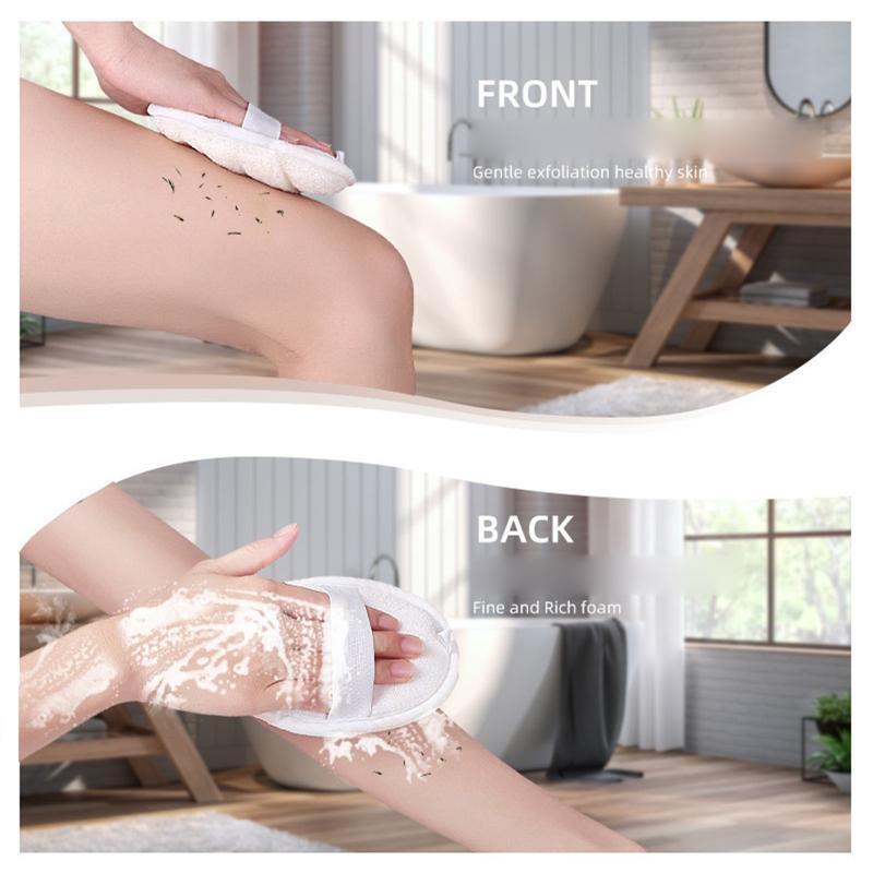 Natural Exfoliating Loofah Body Scrubber Bath Shower Sponge Textured Scrub Skin
