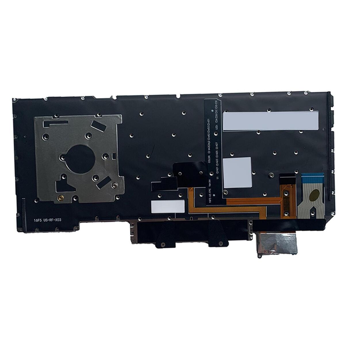 Laptop Keyboard US Layout Durable Backlit Accessories Replacement with Track