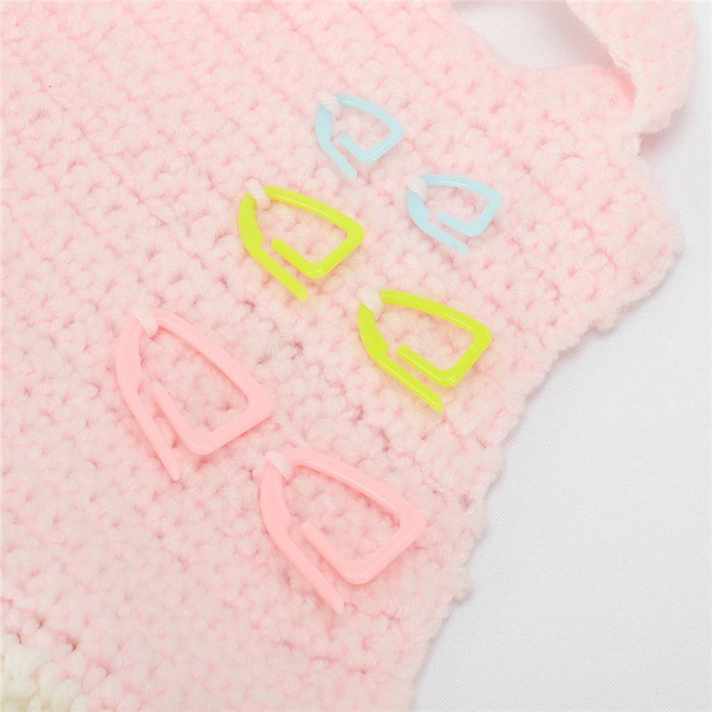 15Pcs Plastic Knitting Stitch Markers   Sewing Accessories