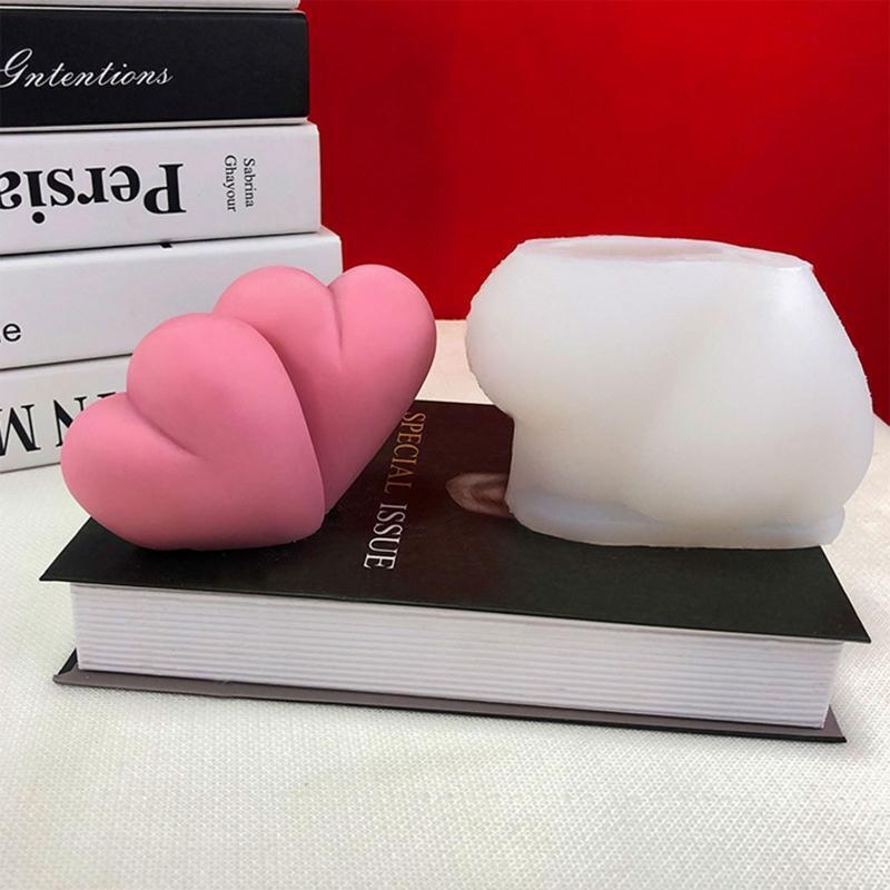 DIY Candle Mold Aroma Gypsum Plaster Romantic Home Decoration Christmas Party