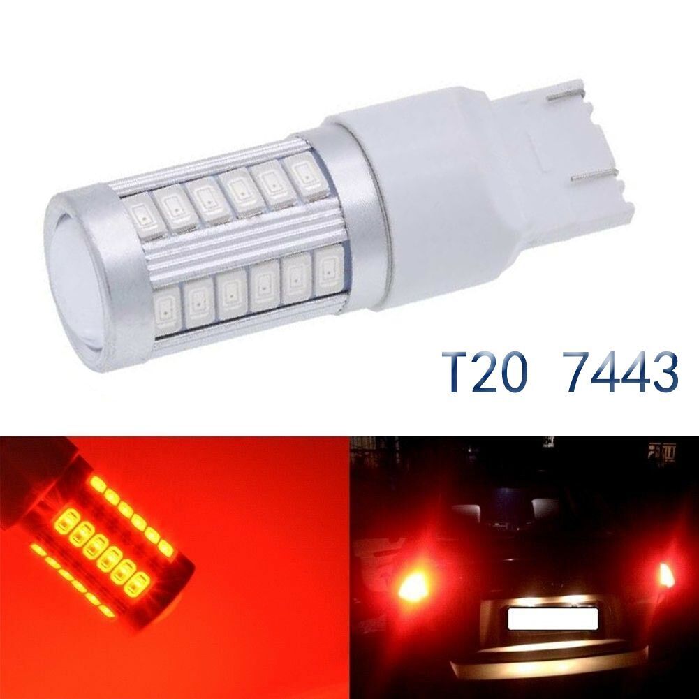 Turn Signal 5730 Red 33SMD LED Bulbs T20 W21/5W 7443 Car Backup Reverse Light