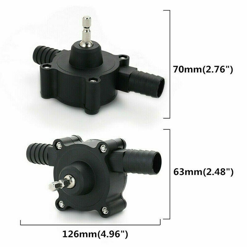 Self Priming Tools Pumps Electric Drill Powered Oil Fluid Transfer Water Pump