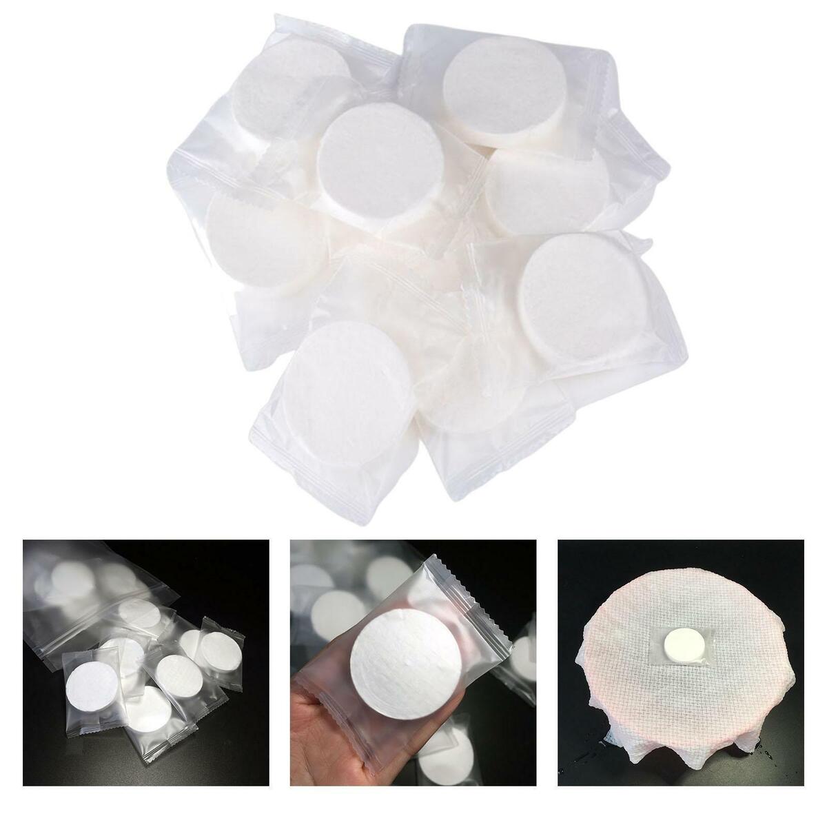 100 * Disposable  Compressed Towels Outdoor Camping Salon