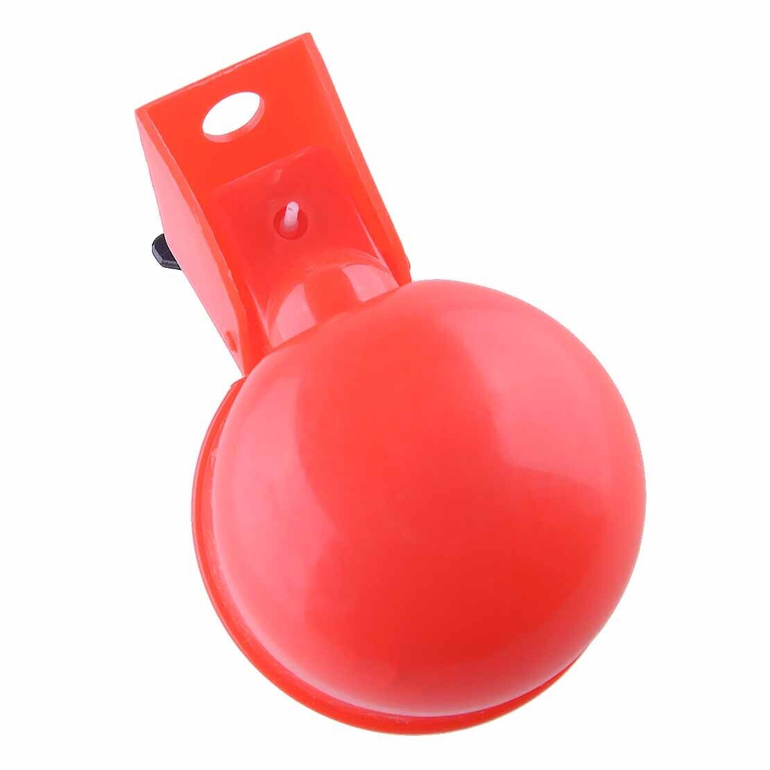 12pcs Automatic Chicken Water Cup Red Plastic Drinking Bowl for Poultry Pigeon