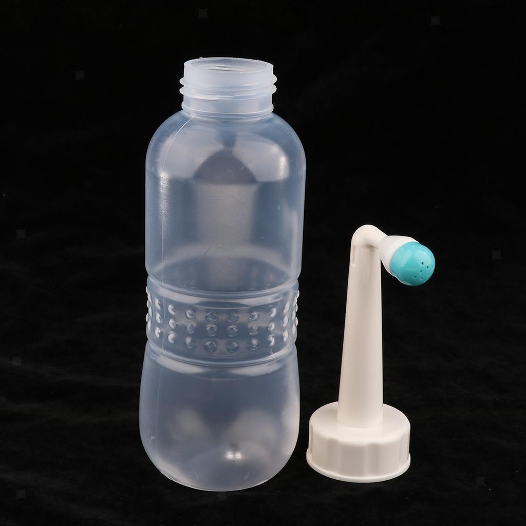 Plastic Handheld Portable Bidet Travel Nozzle Bidet Bottle Clear Green 480ml
