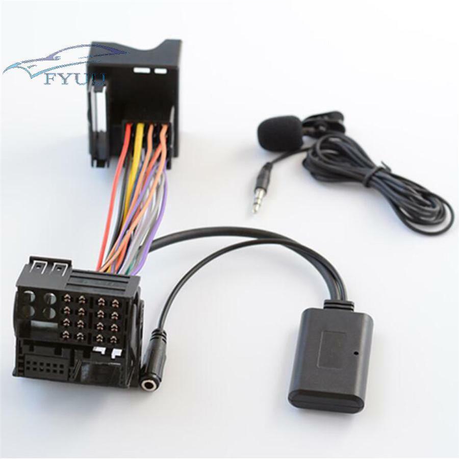 Adapter For Ford Stereo Bluetooth AUX-in Audio Cable Phone Calling Handsfree