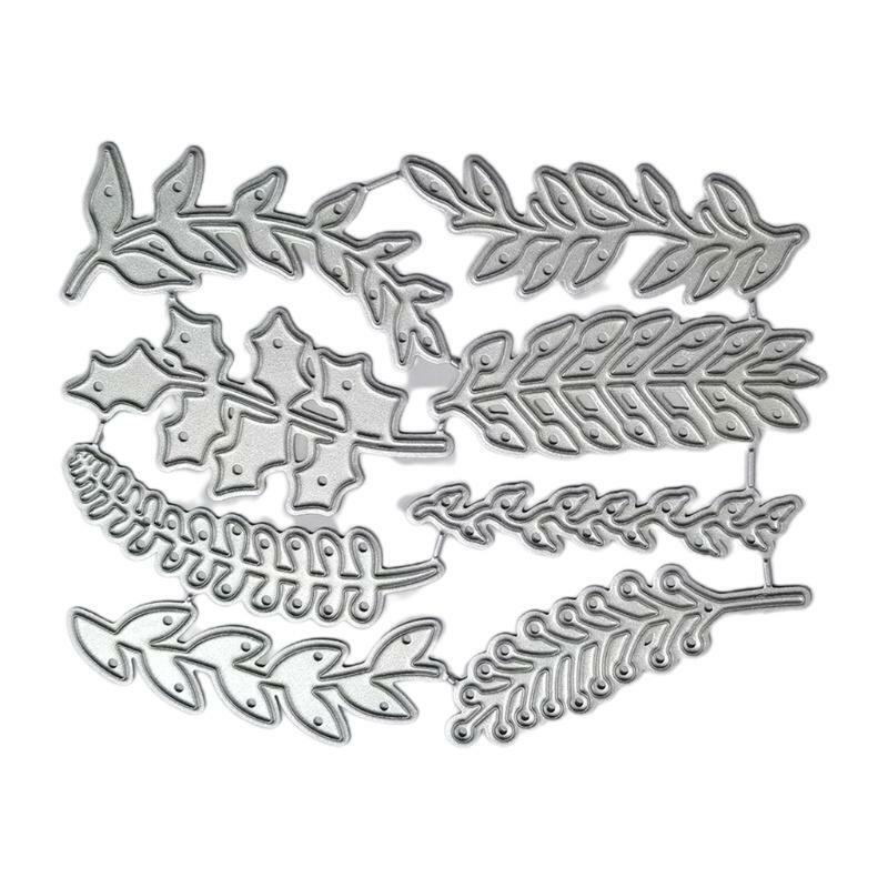 Leaves Metal Cutting Dies Stencil Scrapbooking DIY Album Stamp Paper Cards