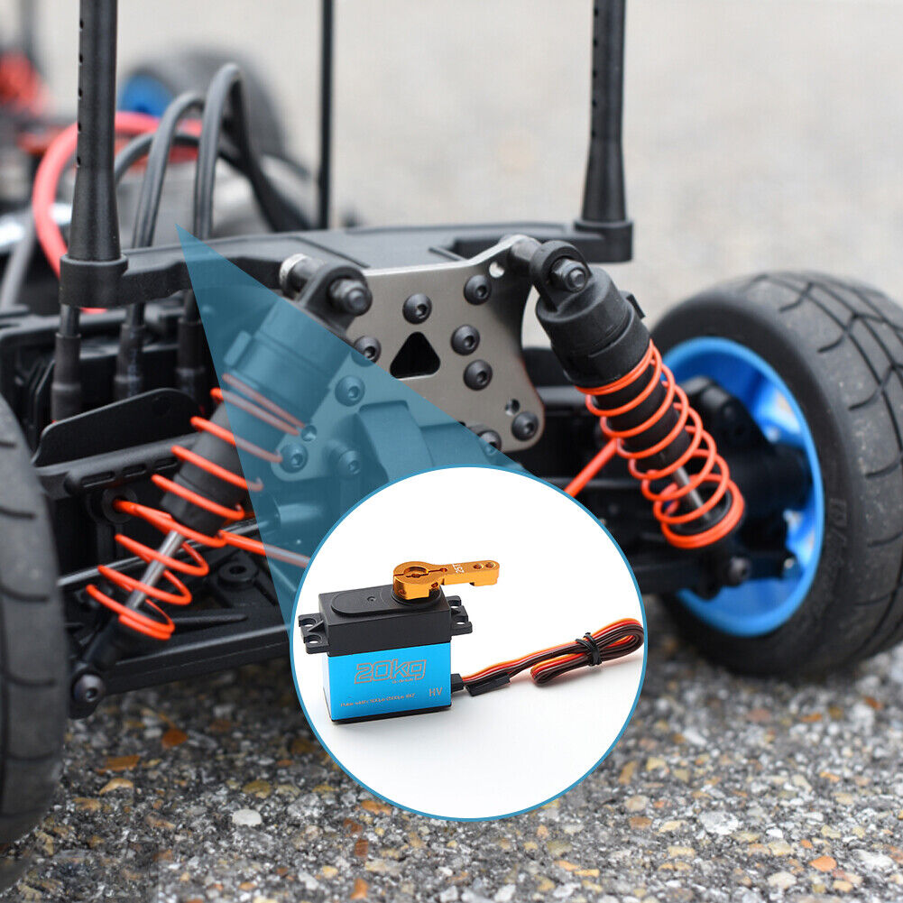 20kg Adjustable Digital Servo 180 Degree Stainless Steel Gear Servo Arm