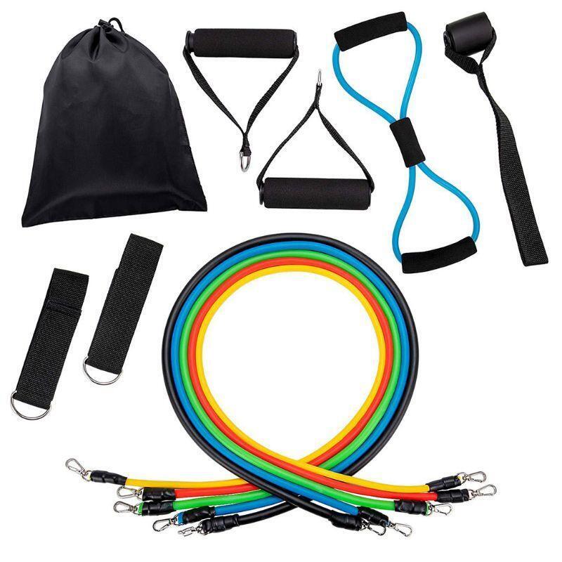 8-Shaped Fitness Equipment Resistance Band Foldable Chest Expander Sculpt Rally