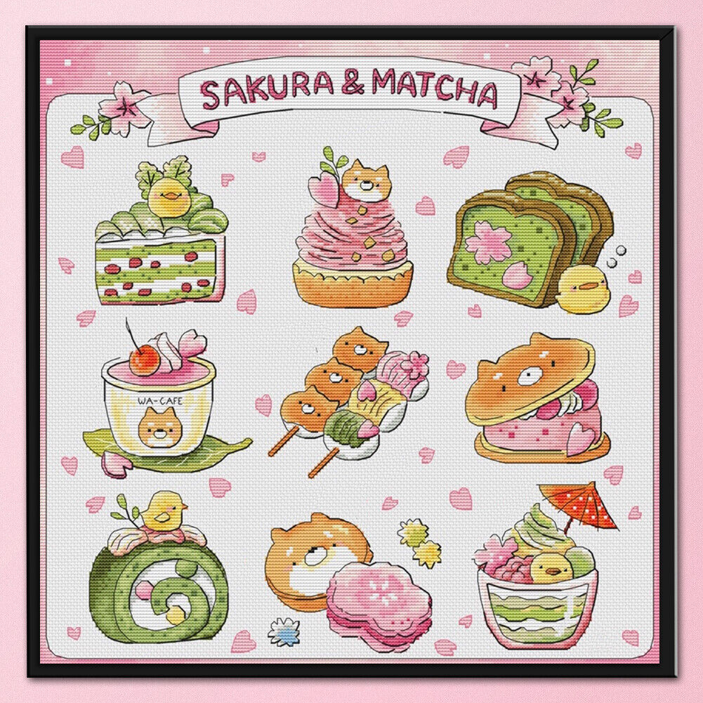 DIY Cross Stitch Full Embroidery Kit Gourmet Still Life Counted Decor (3)