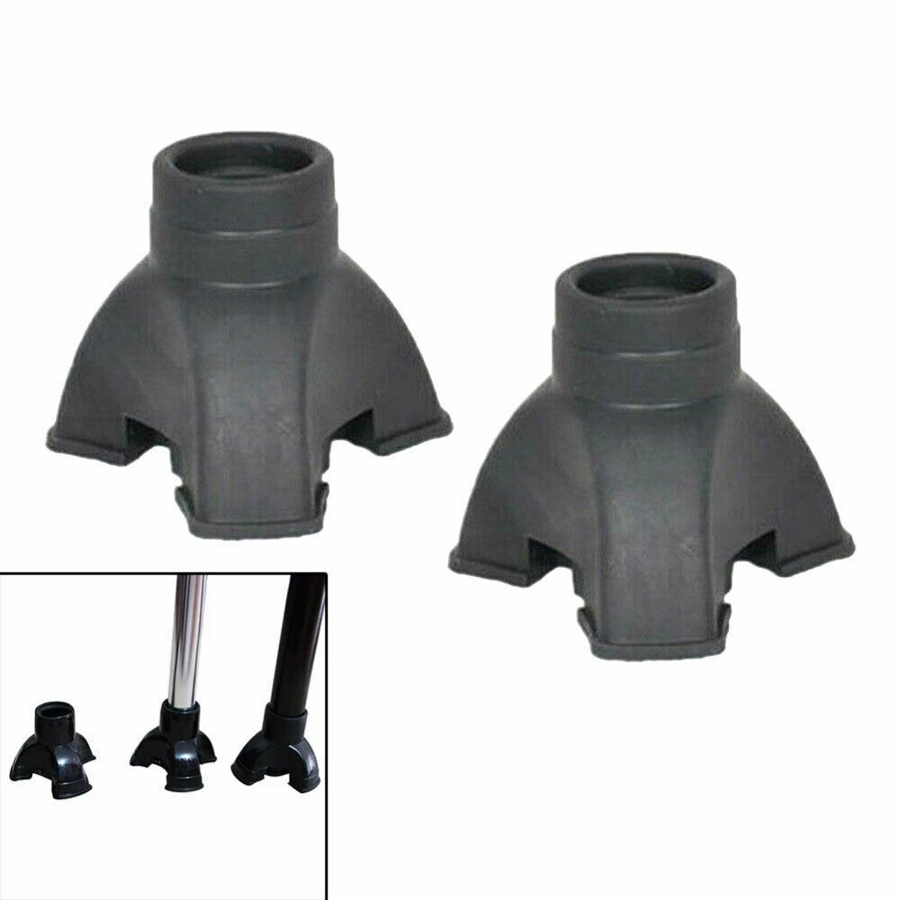Rubber Durable Tripod Mat Hiking Crutches Pads Anti-slip Mat Walking Stick Pads