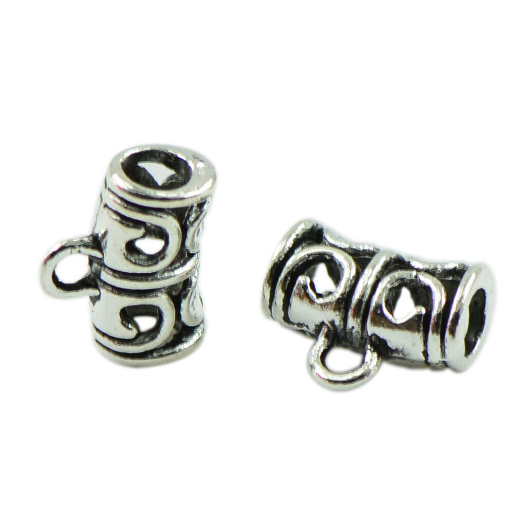 50Pcs   Pattern Bail  Jewelry Making Findings 11 X 6mm
