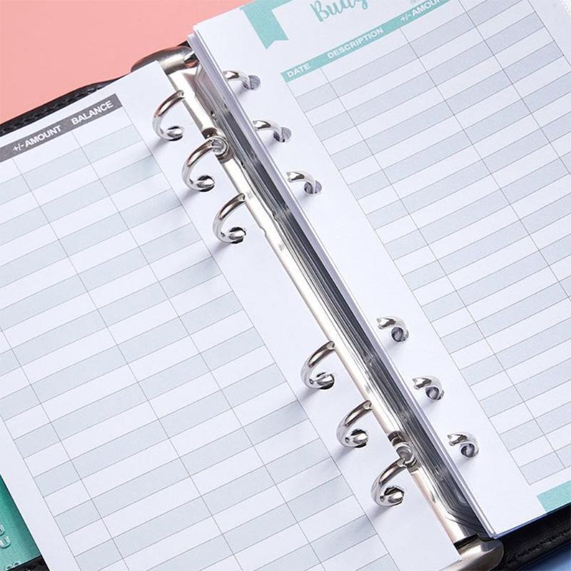 12 Pieces Money Trackers Budget Planner for Cash & Ledger Book 3.4x6.7in