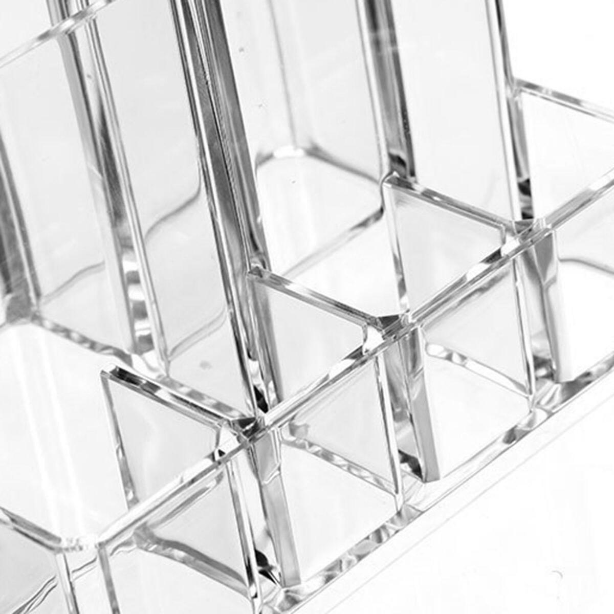 Makeup Brush Holder 7 Compartments Multi Function Box Organizer Container
