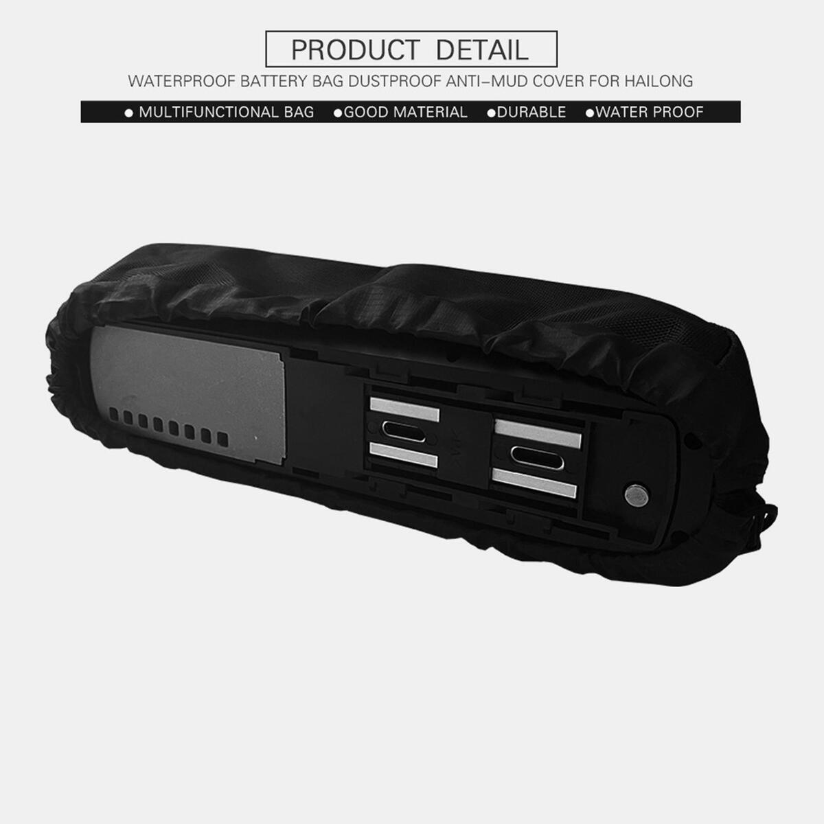 Battery Protective Cover Fittings Durable Cloth for Electric Bicycle Outdoor