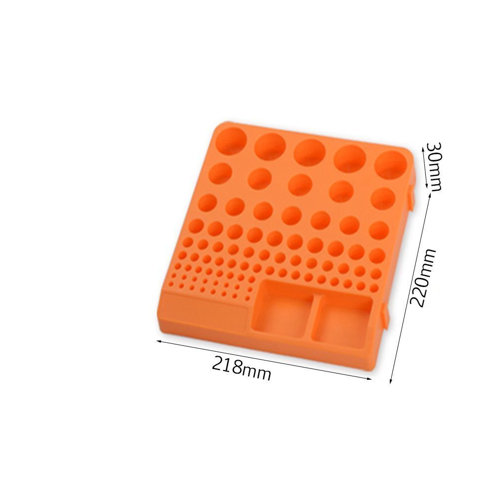 Tool Drill Organizer Storage Box Milling Cutter Accessories Drill Bit Holder