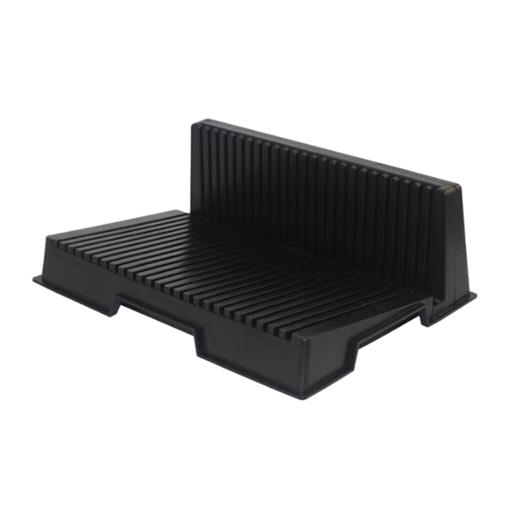 Plastic Pieces Shelves Placement Rack for Gundam Making  Black 27x20.5cm