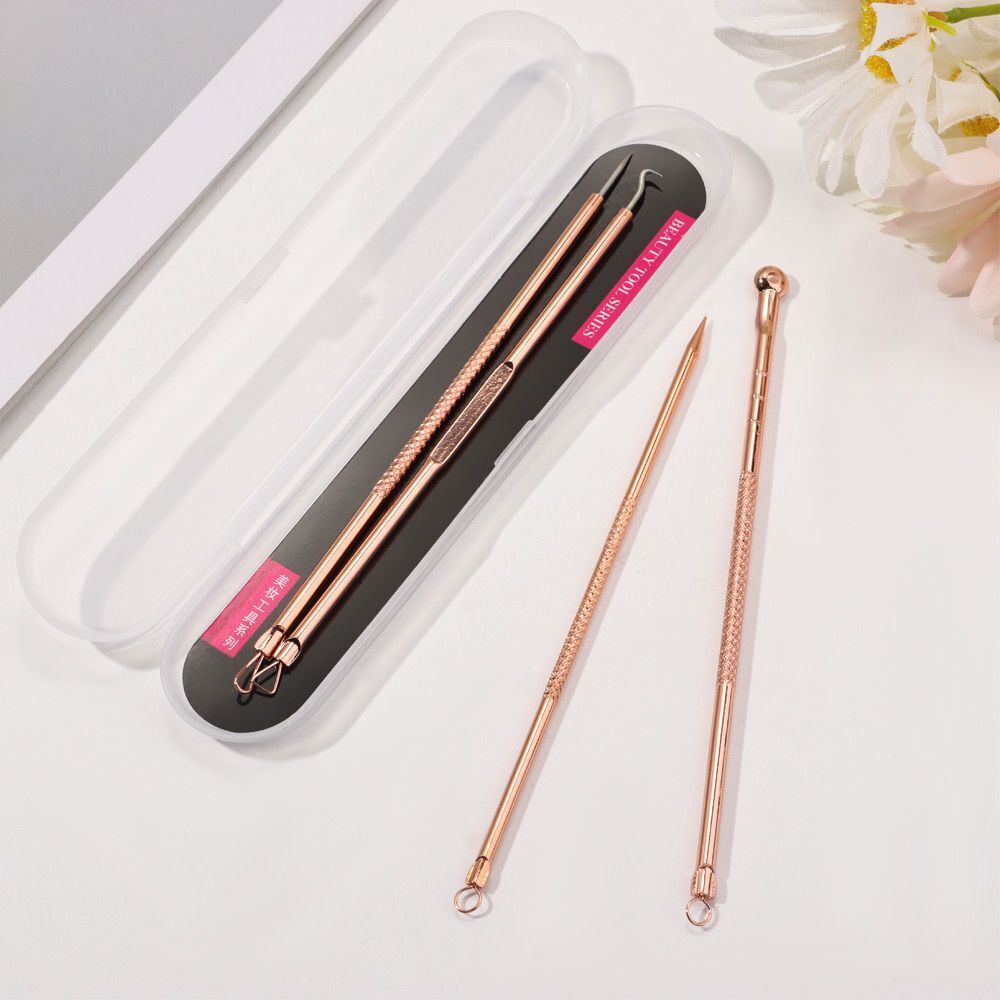 Acne Extractor Blackhead Pimple Needles Blemish Treatments Comedone Remover