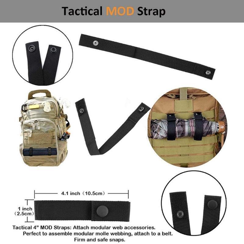 Molle Attachments Set Webbing Strap Molle Bag Tac-tical Backpack Vest Belt