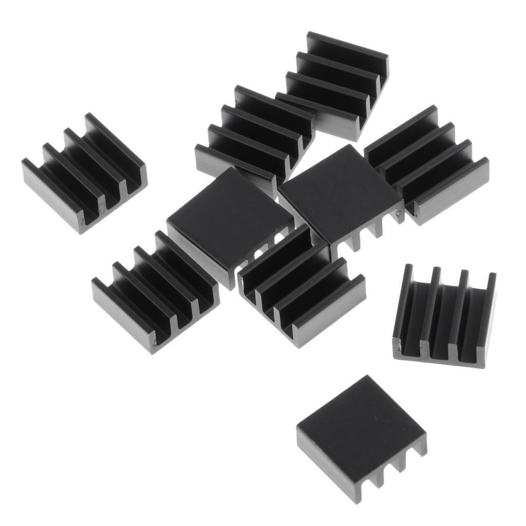 10pcs 11x11x5mm Heatsink Cooling   Aluminum Heat Sink Cooler for CPU