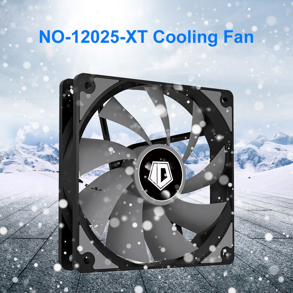 ID-COOLING 120mm CPU Cooler DC 12V 1800RPM PC Case Radiator Air Cooling Fan