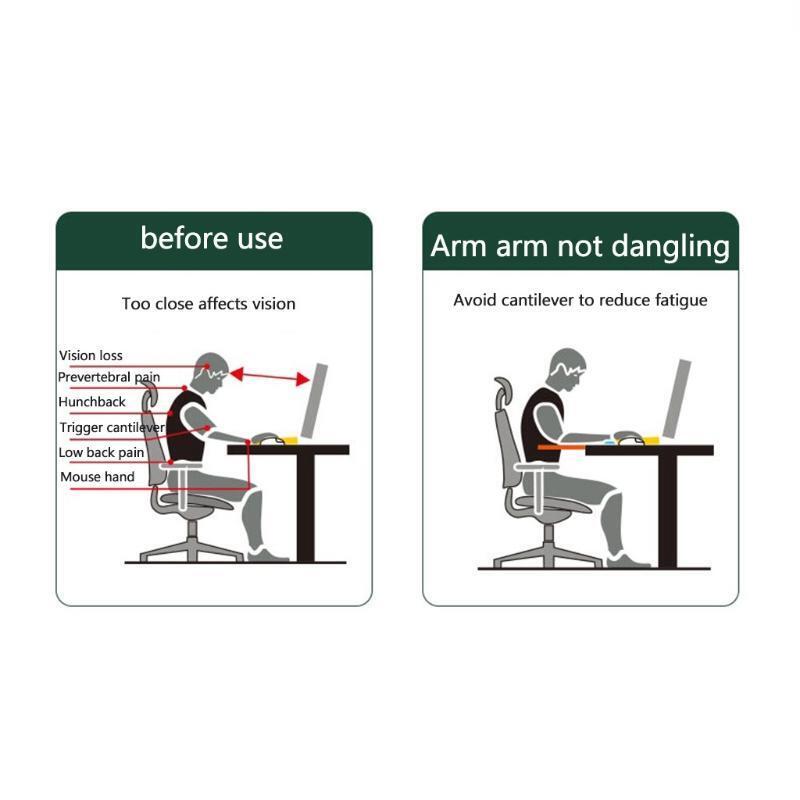 Stable Ergonomic Design Armrest Pad for Elbow, Adjustable Arm Rest for Office