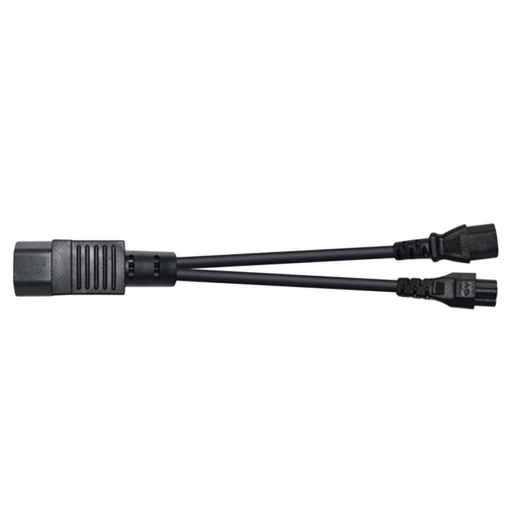 IEC320 C14 to C13 + C5 Y Shaped Splitter  1 to 2 Cable 3  Server