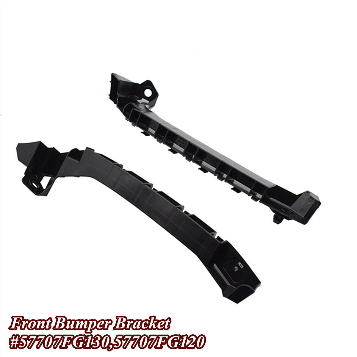 Front Left+Right Side Plastic Bumper Bracket For 2008-14 Subaru Impreza WRX STi