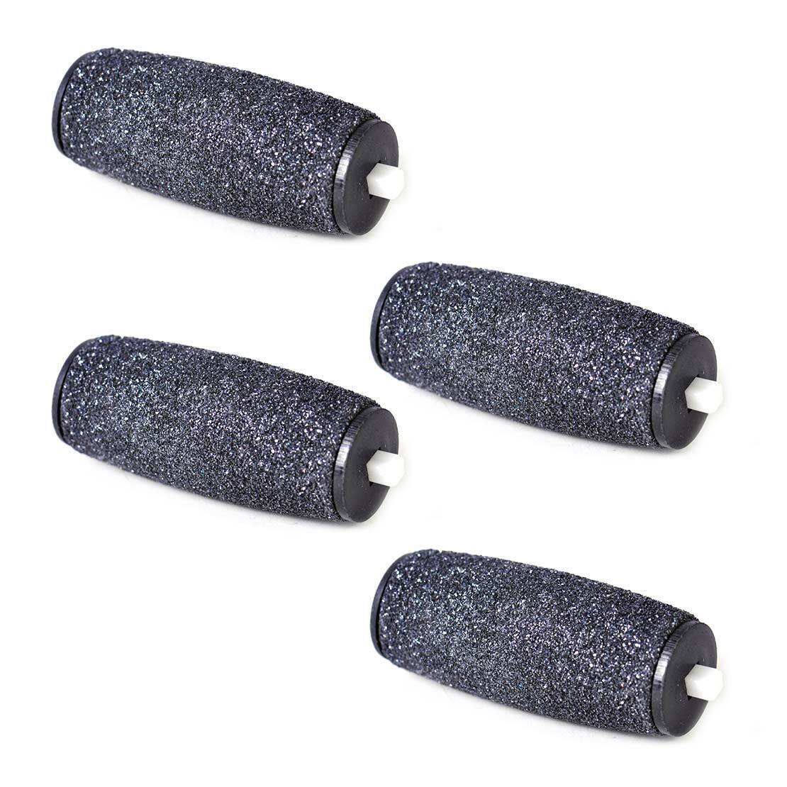4 Replacement Roller Heads for Scholl Velvet Smooth Pedi Perfect Foot Refills Li