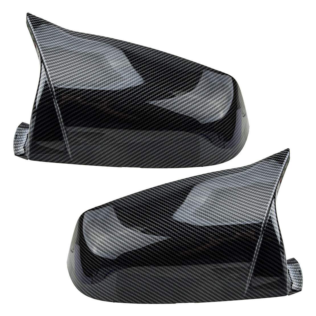 1pair Side Rear View Wing Mirror Cover Trim Fit for BMW E60 E61 F10 F11 F01 F02