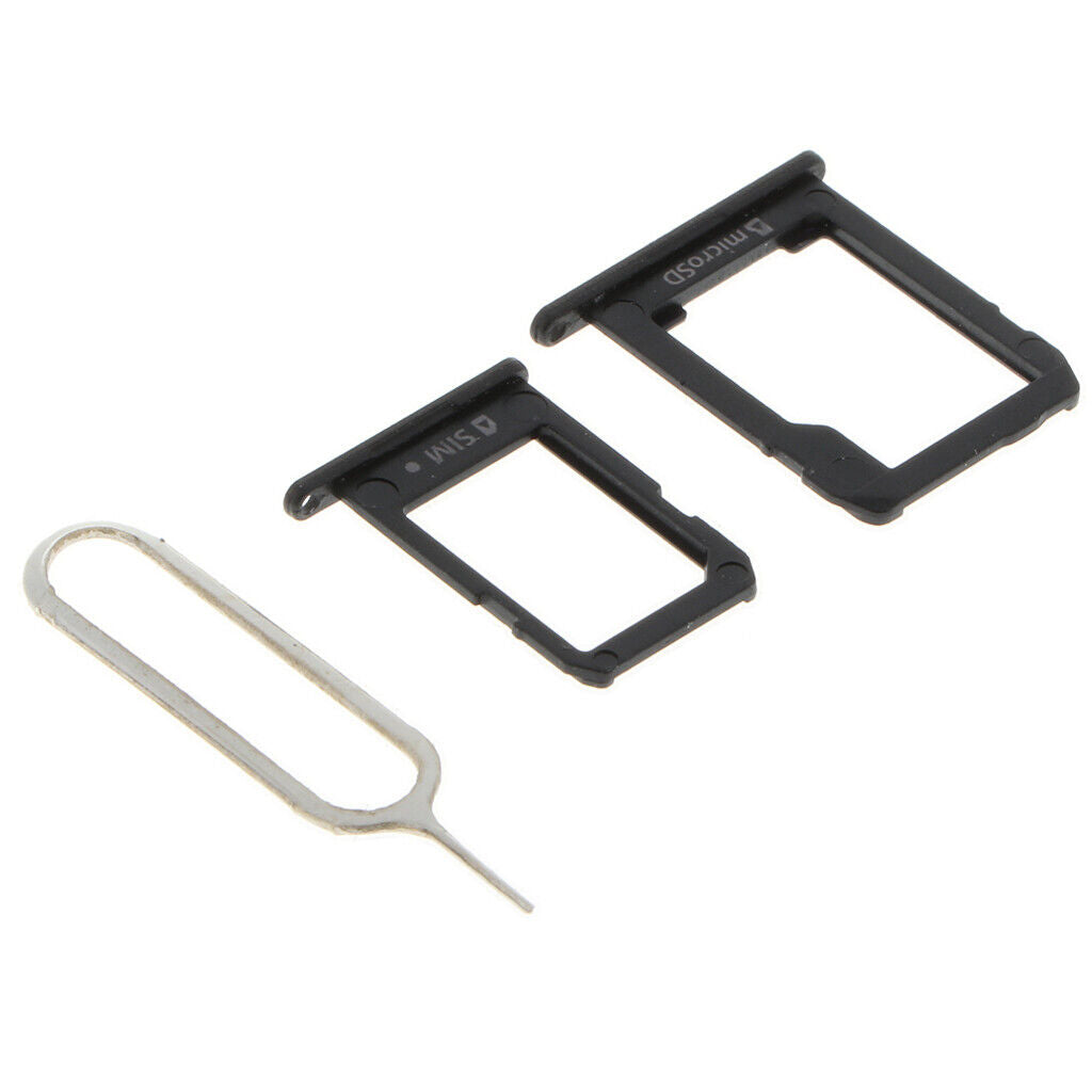 SIM Tray + Card Slot Tray Holder for Tab S2T810T815-Black
