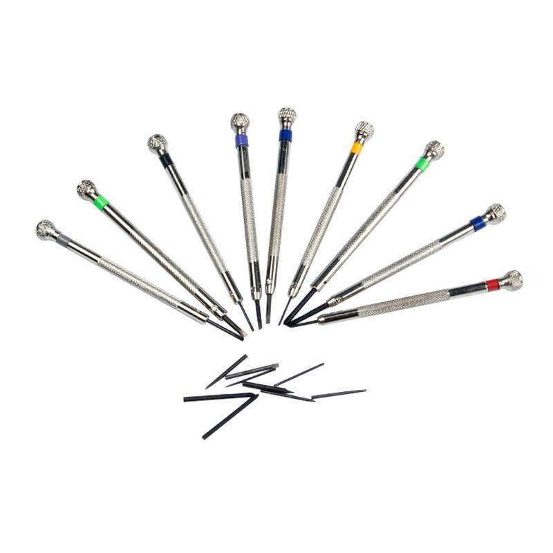Watch Screwdriver Set Metal Screwdriver Kit 0.8-2.0mm Watch Repair Tool Durable