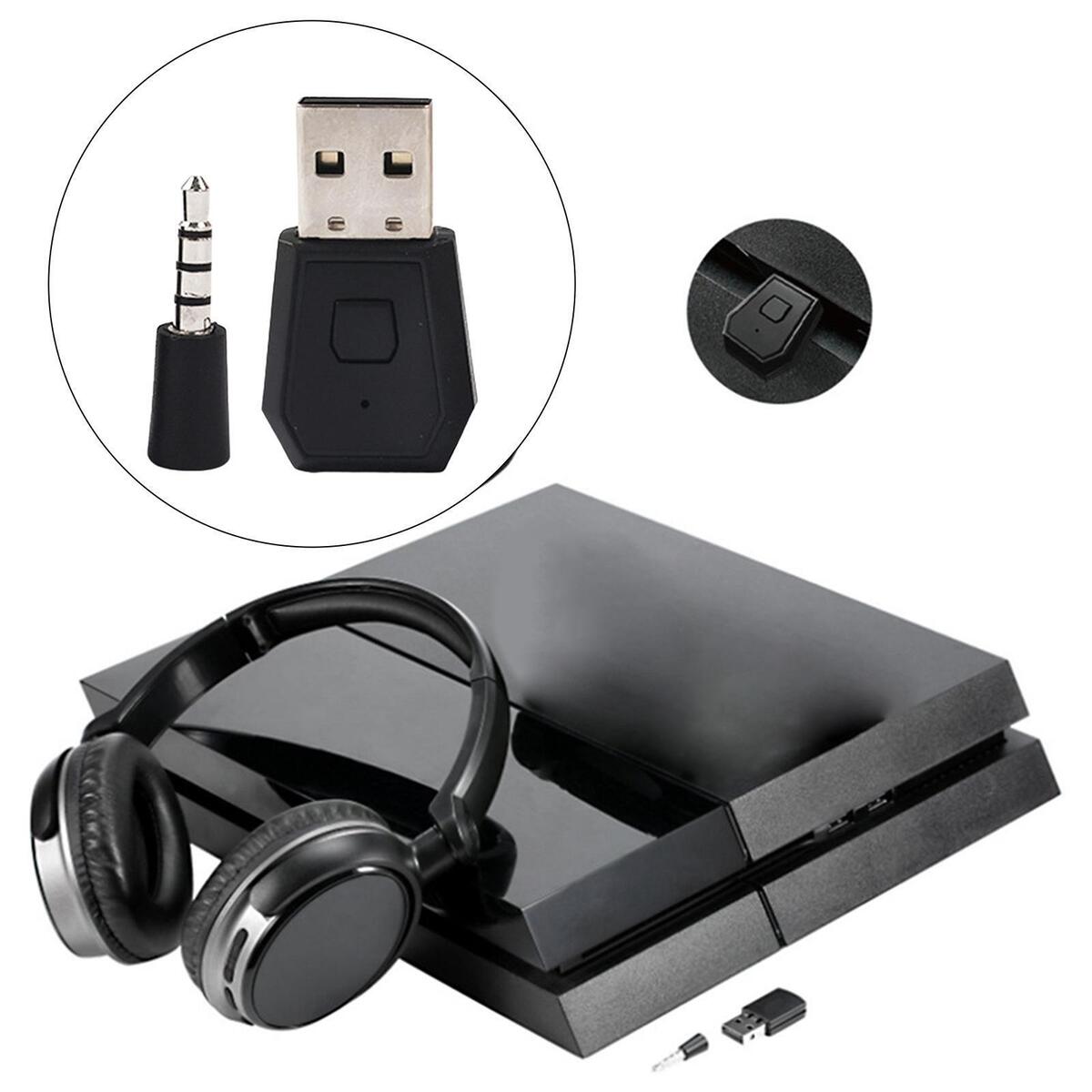 Portable 4.0 Headset USB Adapter Receiver Dongle 3.5mm USB Audio Converter for